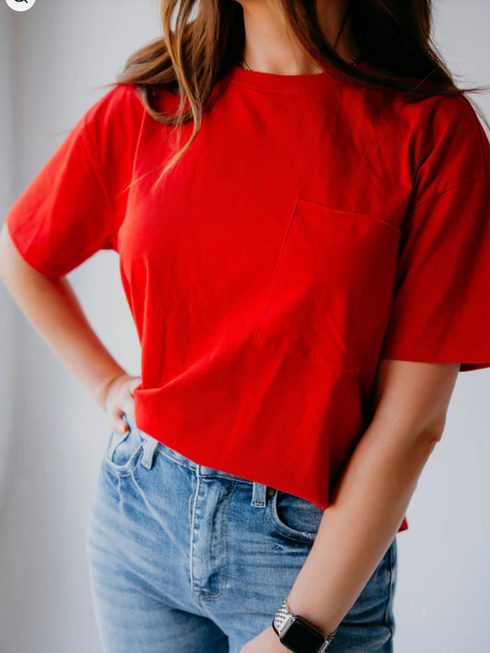 Lauren Pocket Tee by Lily & Lottie